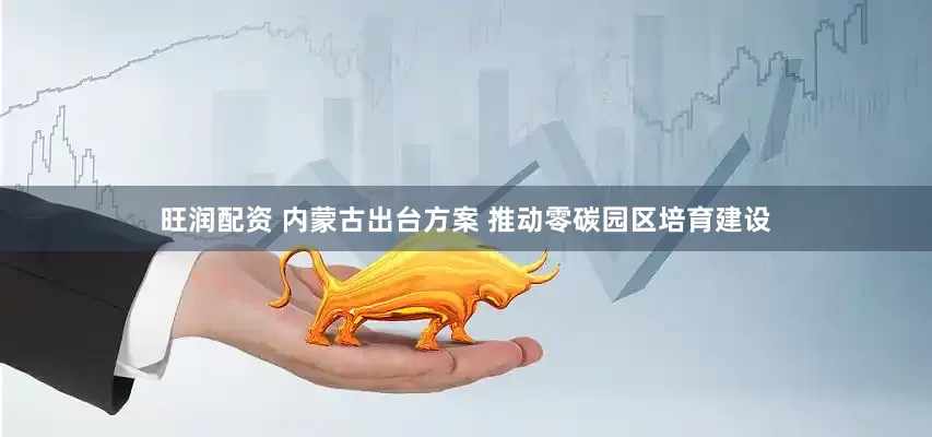 旺润配资 内蒙古出台方案 推动零碳园区培育建设